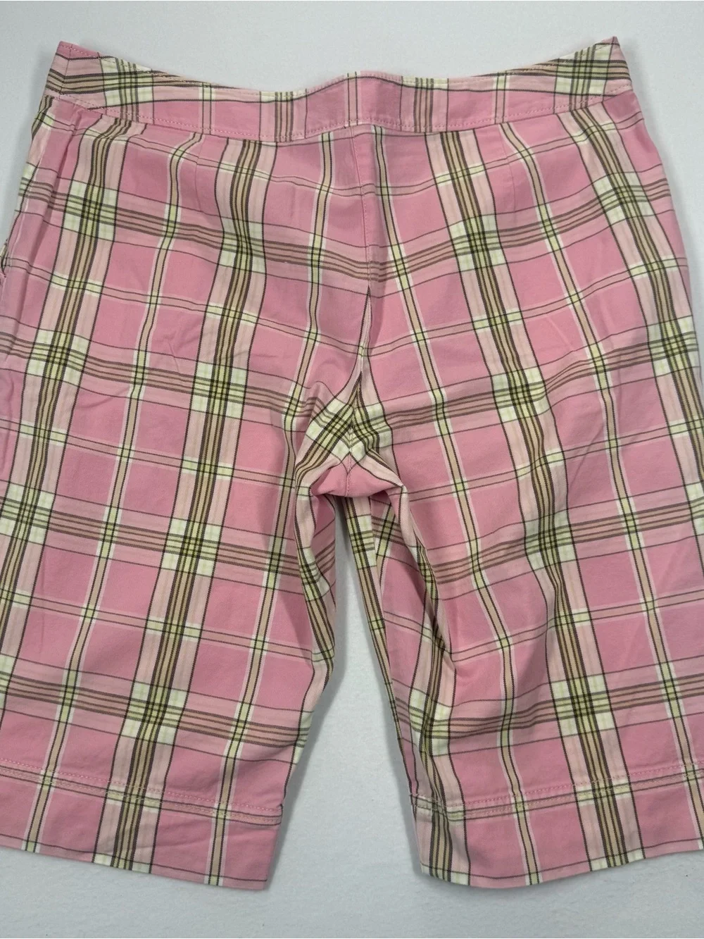 Tommy Bahama Pink Plaid Bermuda Shorts